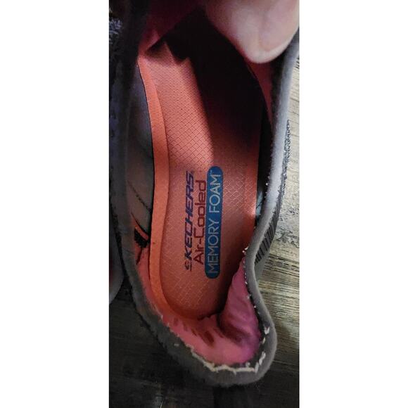 Sketchers Memory Foam Grey Slip On Shoes Air Cooled Pre-owned Size 8.5. Box40 - Picture 10 of 12